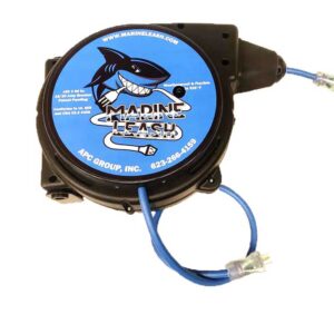 Large Marine Leash for boat or dock marine power cord reel